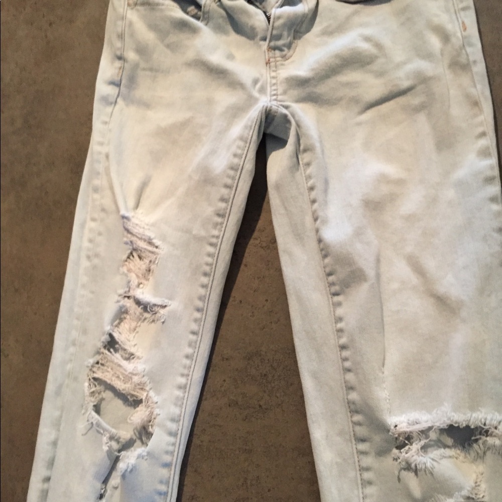 2 pairs size 3 jeans.